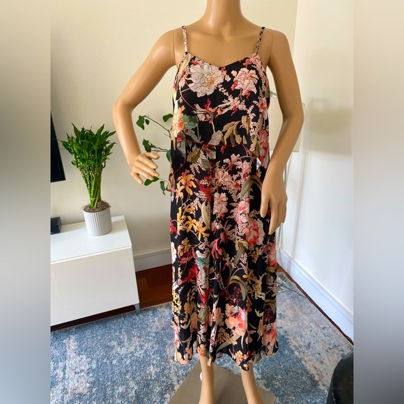 I'M ISOLA MARRAS 3/4 length summer floral dress - Picture 1 of 5